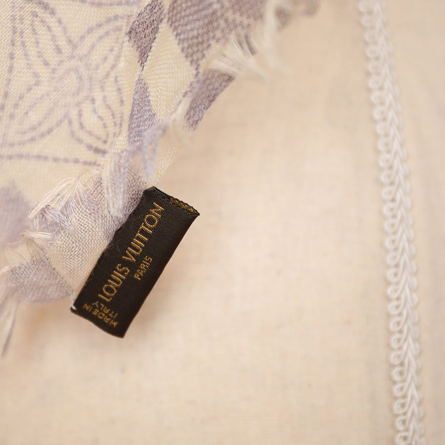 Louis Vuitton Damier Azur cashmere cloth