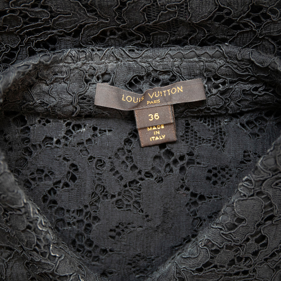 Louis Vuitton lace shirt with collar