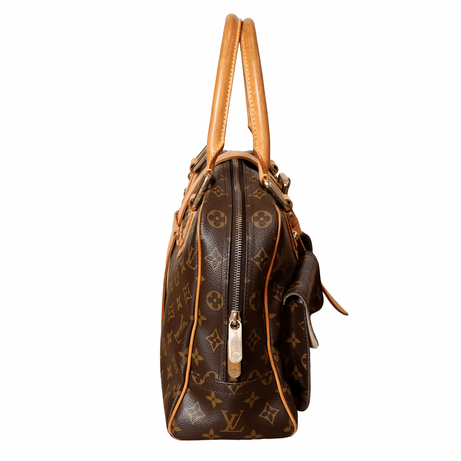 Louis Vuitton Personalized Manhattan Handbag with "AM" Initials
