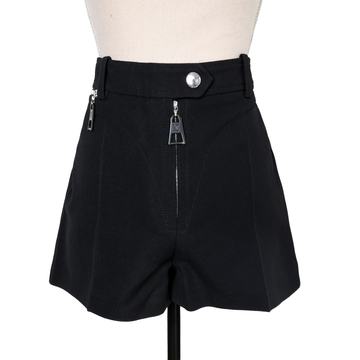 Louis Vuitton shorts with logo zip