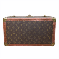 Louis Vuitton vintage beauty case with "HK" initials