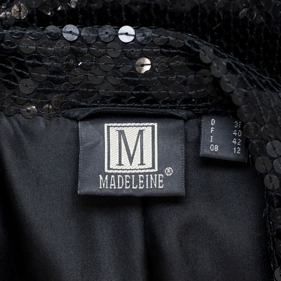 Madelaine sequin biker style evening jacket