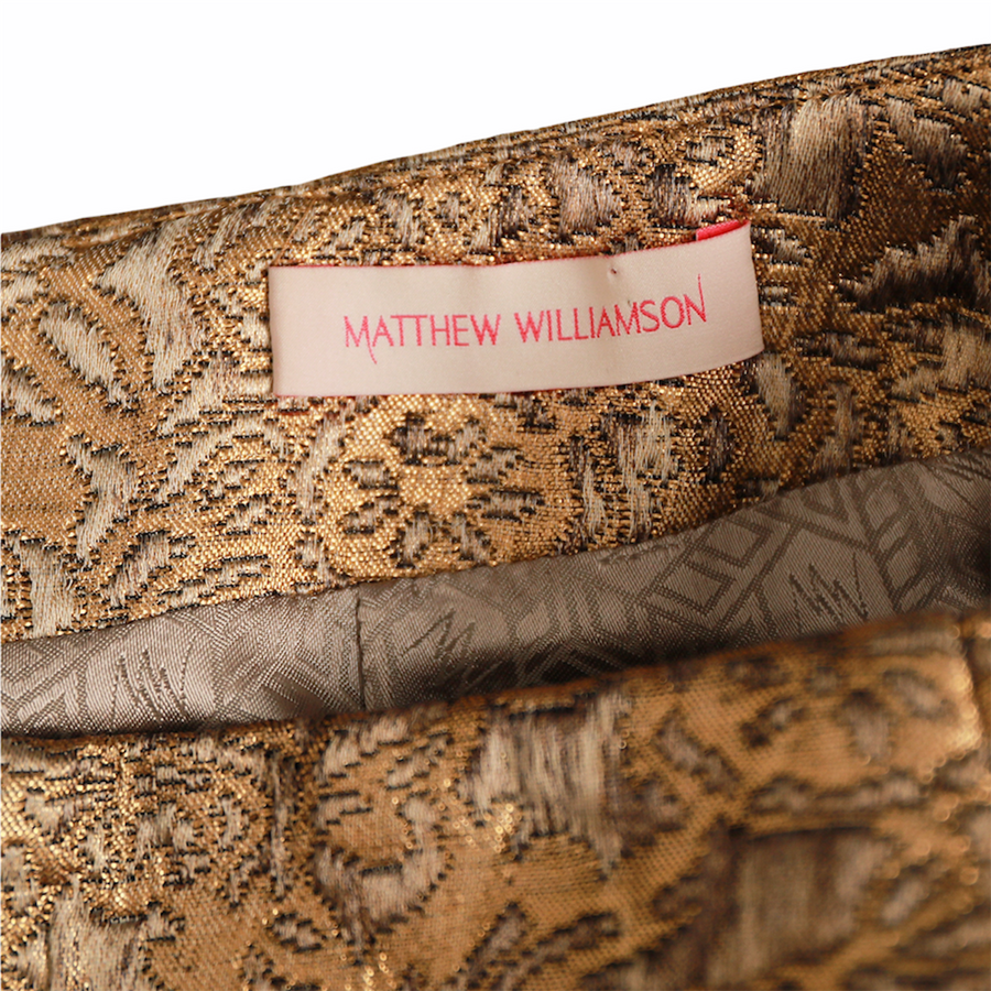 Matthew Williamson jacquard mini skirt