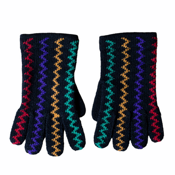 Missoni gloves with signature embroidery