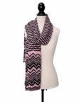 Missoni pink wool scarf