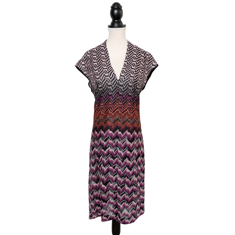 Missoni knit dress in signature print