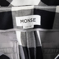 Monse checked skirt