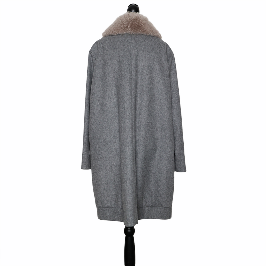 NN short coats with detachable lambskin collar