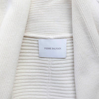 Pierre Balmain long knit cardigan with logo buttons
