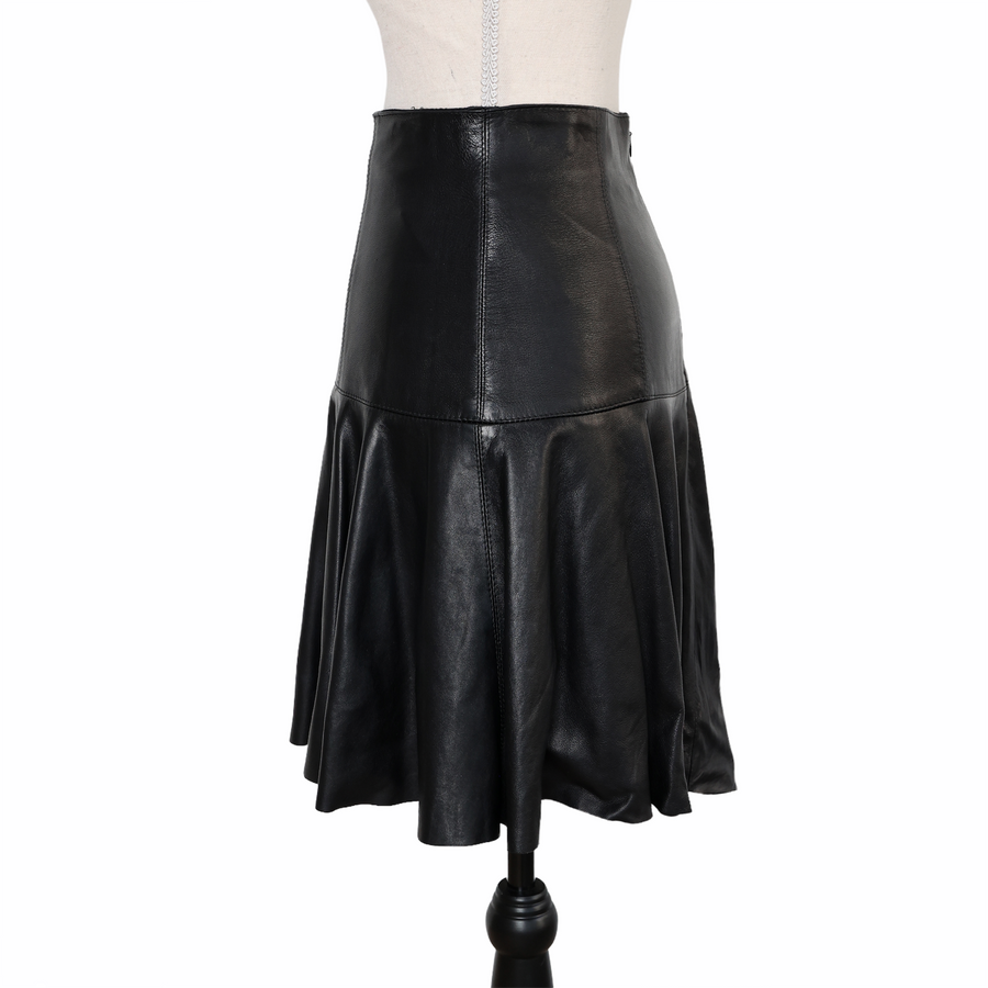 Plein Sud leather mini skirt