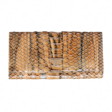 Prada wallet in lizard leather