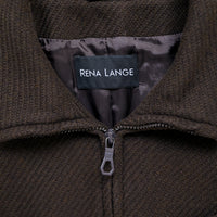 Rena Long zip-front blazer