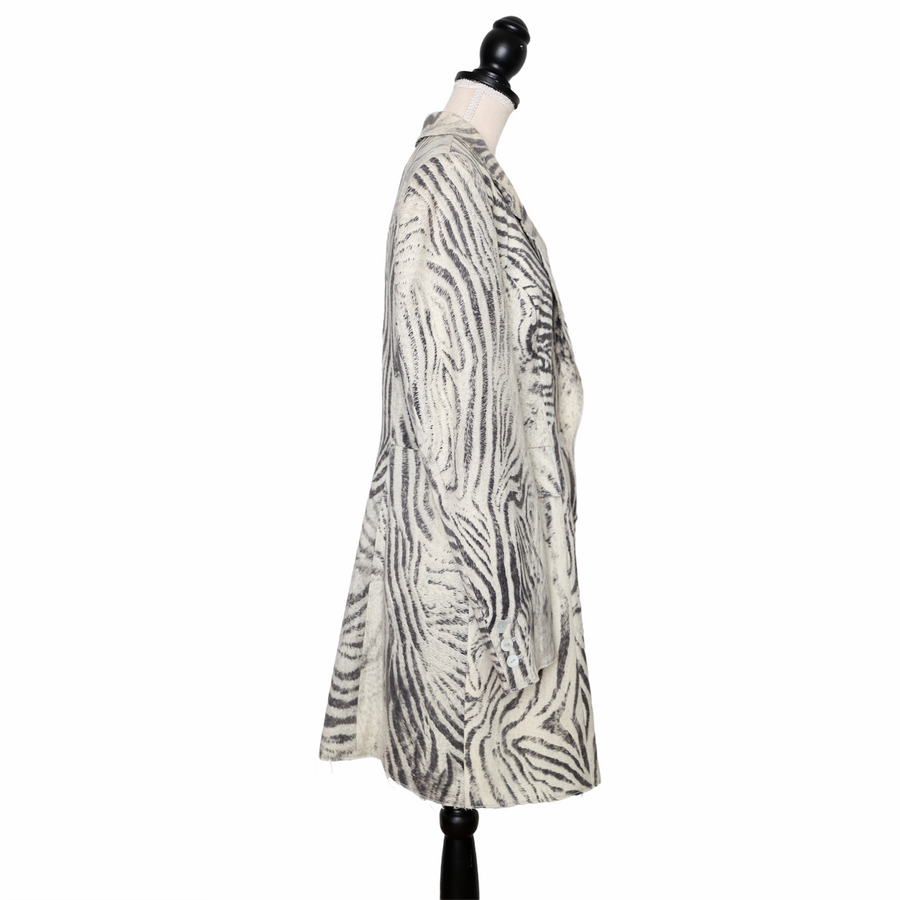 Renato Nucci short coat in zebra print