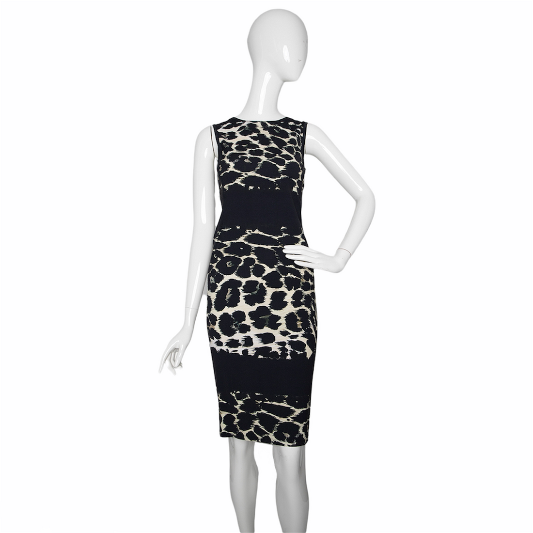 Roberto Cavalli dress with leopard print