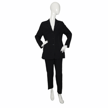 Roberto Quaglia seersucker pinstripe suit