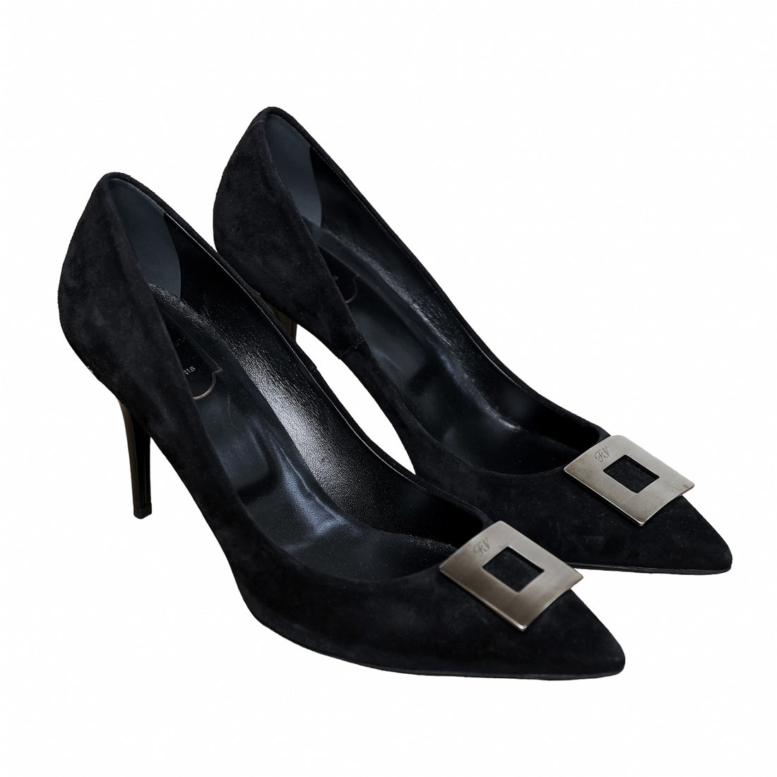 Roger Vivier classic pumps with logo buckle - 100