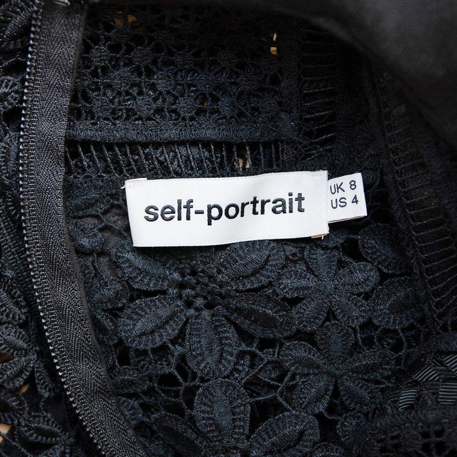 Self-Portrait lace blouse