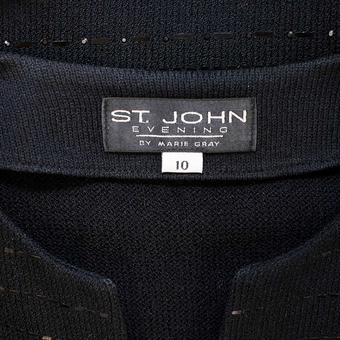 St. John Evening Embroidered Zipped Jacket