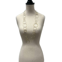 Tiffany & Co. Goldene gehämmerte Paloma Picasso Halskette