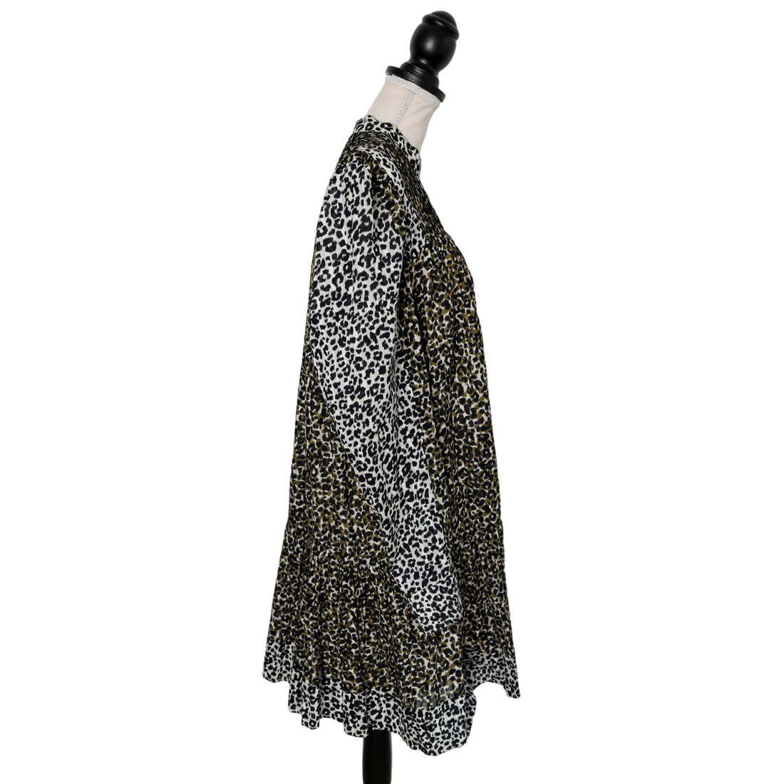 Ulla Johnson mini dress with flounces in leopard print
