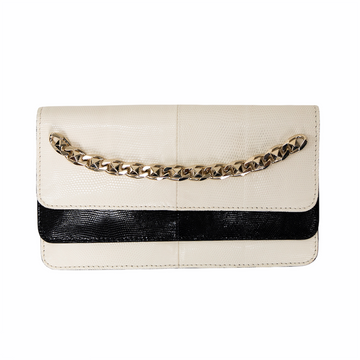 Valentino clutch made of exotic leather