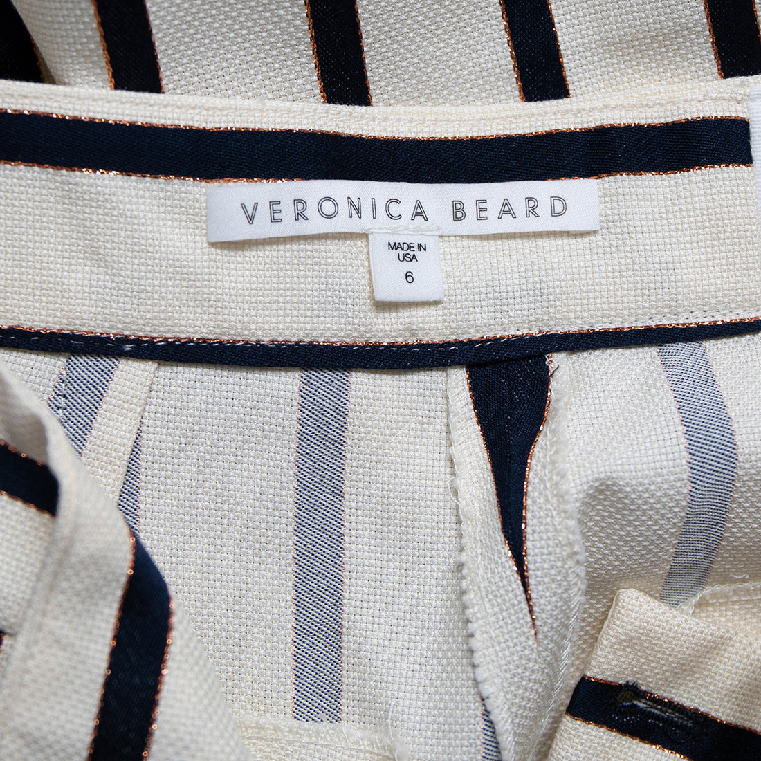 Veronica Beard Striped Marlene pants