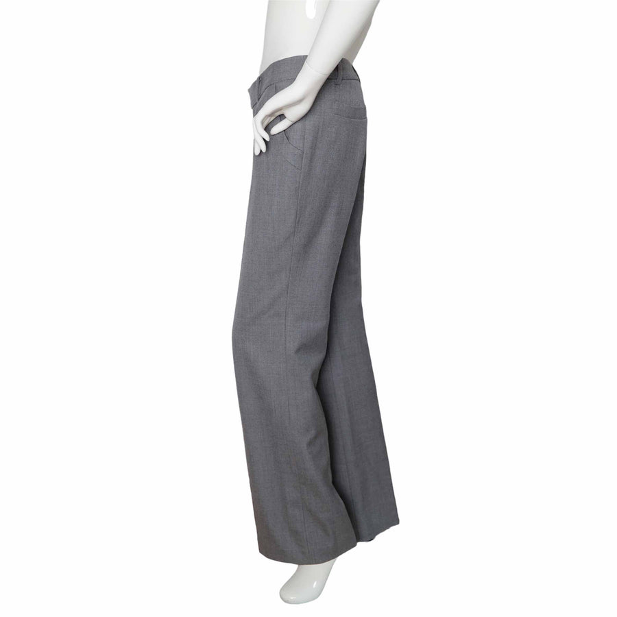 Yuki Torii Light Gray Pleated Trousers