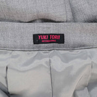 Yuki Torii Light Gray Pleated Trousers
