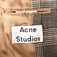 Acne Studios checked cropped trousers