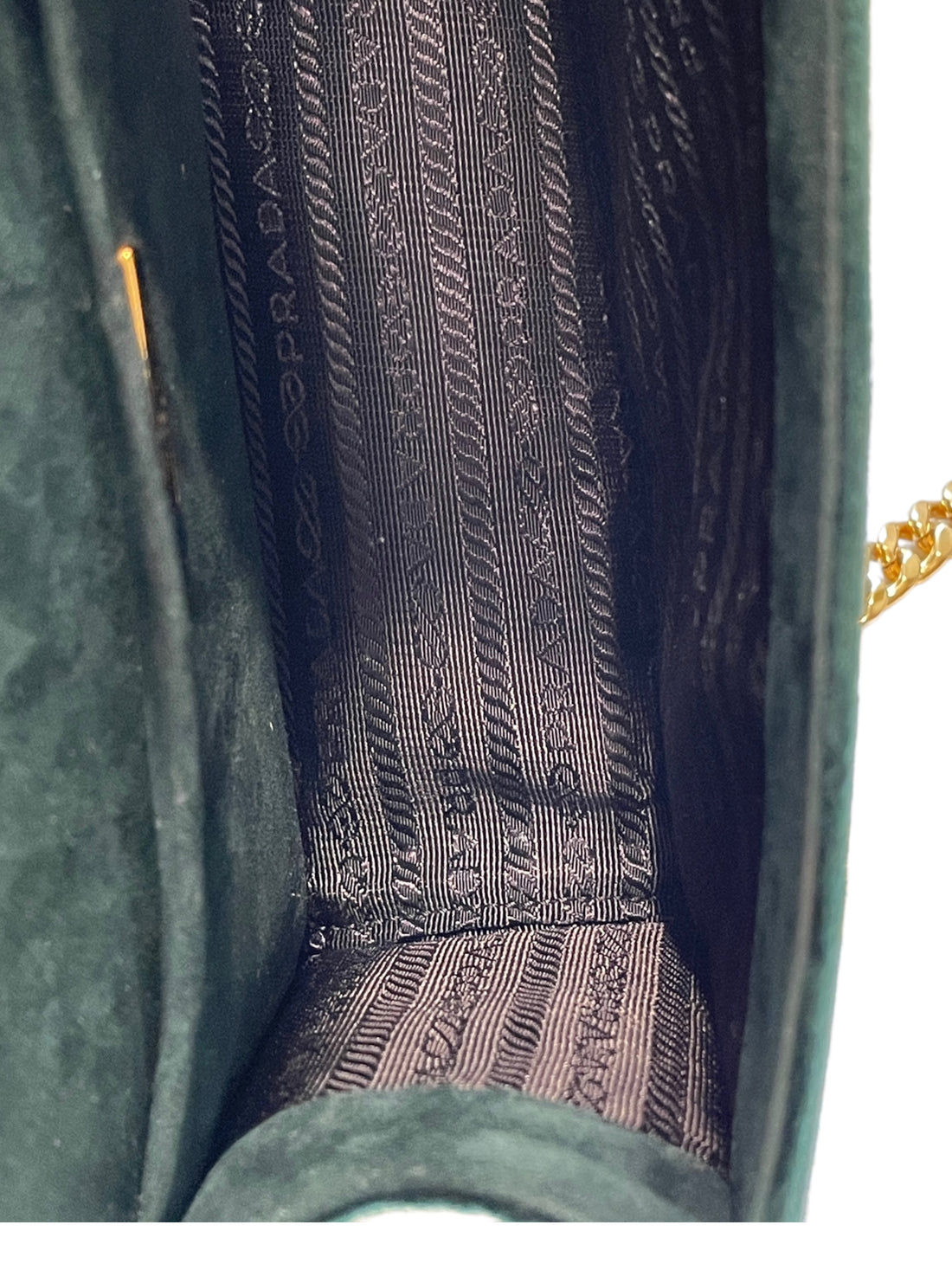 Prada Cahier velvet shoulder bag