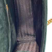 Prada Cahier velvet shoulder bag