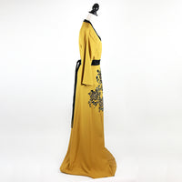 Amen Aufwändig besticktes Maxidress im Kimono-Stil