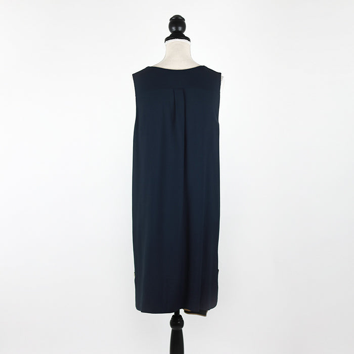 Chloé sleeveless cocktail dress with elaborate side embellishments