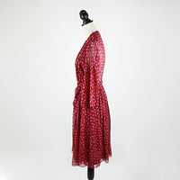 DIANE VON FURSTENBERG Bedrucktes Wickelkleid aus Georgette-Seide aus der "40 Jahre DVF"- Kollektion