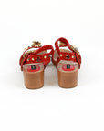 Dolce&Gabbana Elaborately decorated wooden sandals