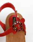 Dolce&Gabbana Elaborately decorated wooden sandals