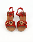 Dolce&Gabbana Elaborately decorated wooden sandals