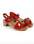 Dolce&Gabbana Elaborately decorated wooden sandals
