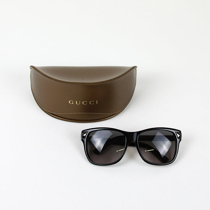GUCCI Square Frame Aviator-Style Sunglasses