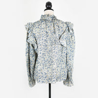 ISABEL MARANT ÉTOILE High-necked blouse in a floral print