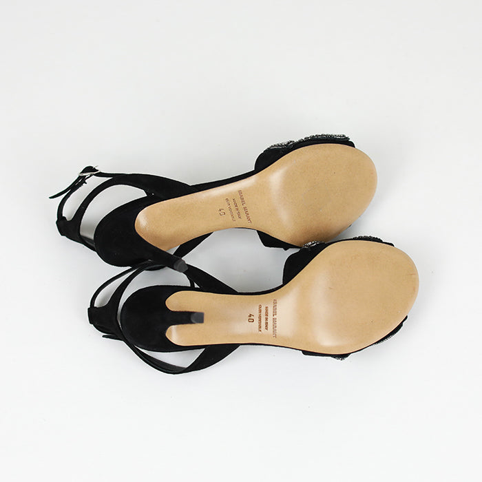ISABEL MARANT Embellished Bow Sandals