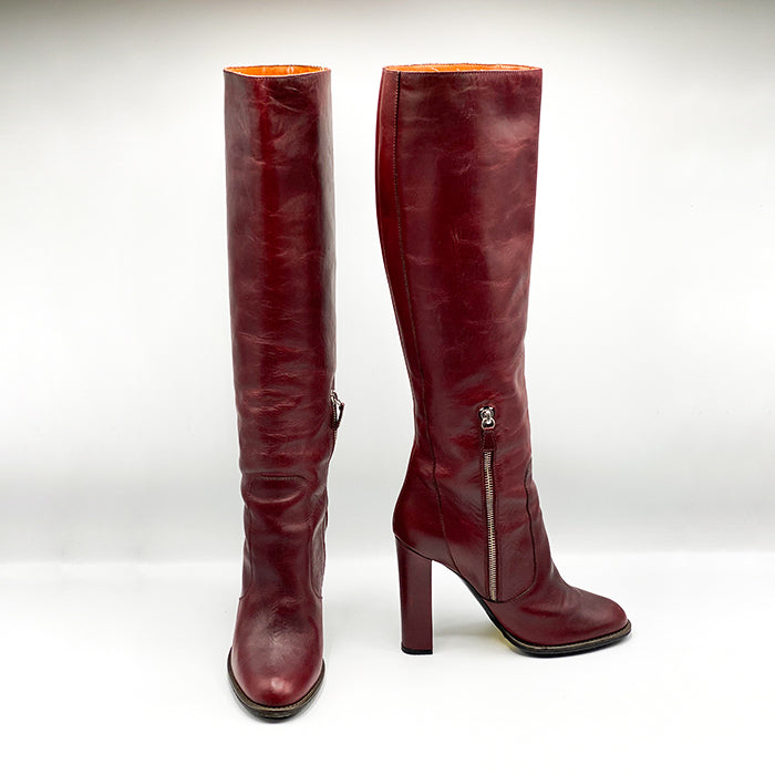 LANVIN Used Look Knee High Boots