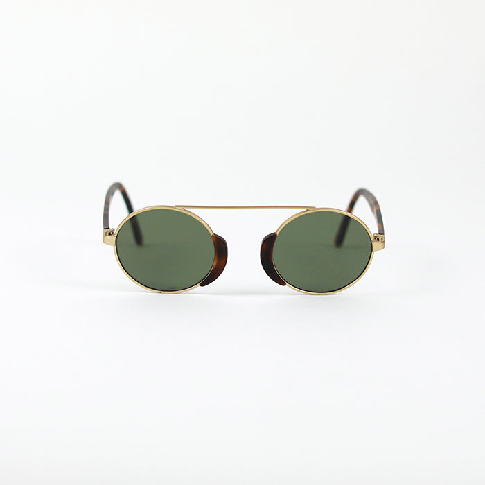 L.G.R Round Shape Metal And Tortoiseshell Sunglasses