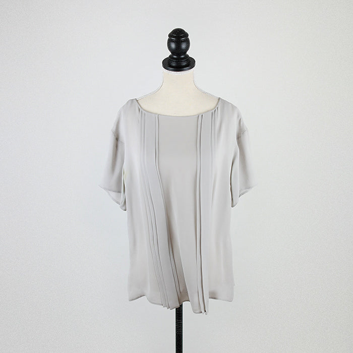 Prada Pleated Silk Top