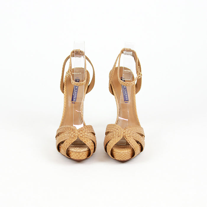RALPH LAUREN Snake Platform Sandals