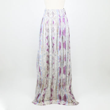ROBERTO CAVALLI Kiran pleated silk-georgette maxi skirt