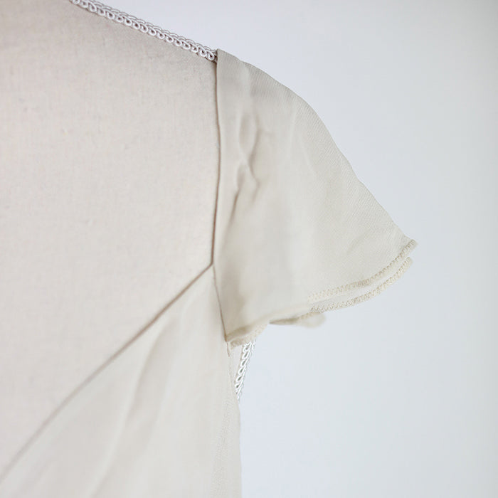 Strenesse Besticktes Seidentop mit Spitzendetails