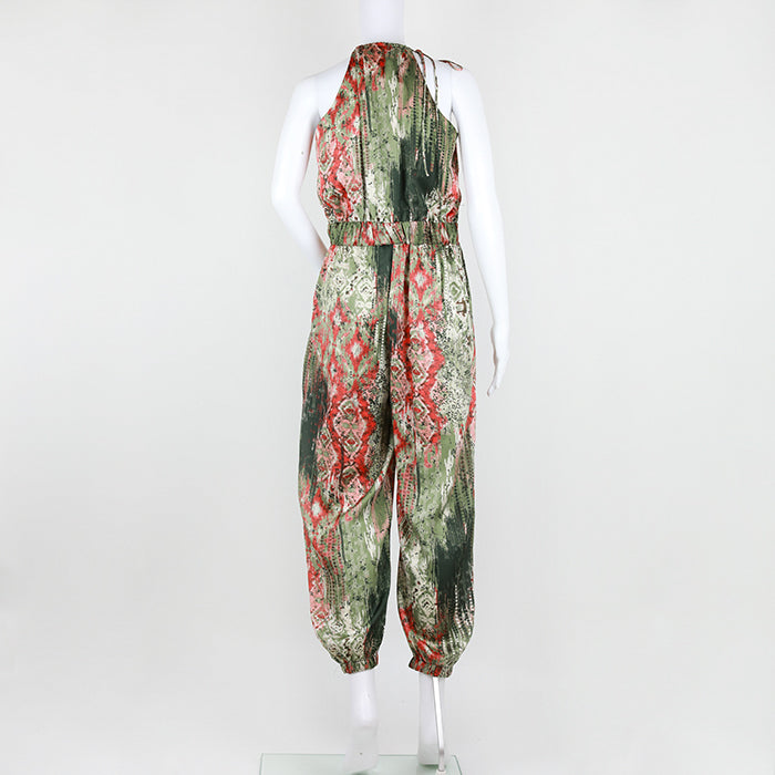 TBAGS LOS ANGELES Printed Halterneck Jumpsuit