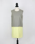 Victoria Victoria Beckham Ärmelloses Two-Tone Shift Kleid