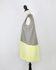 Victoria Victoria Beckham Ärmelloses Two-Tone Shift Kleid